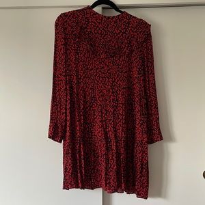 Zara Leopard Babydoll Dress